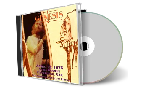 Artwork Cover of Genesis 1976-04-13 CD Pittsburgh Soundboard