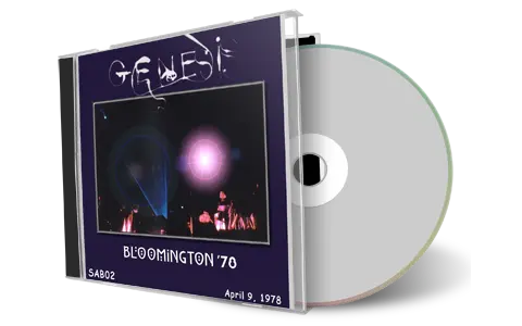 Artwork Cover of Genesis 1978-04-09 CD Bloomington Soundboard