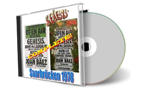 Artwork Cover of Genesis 1978-09-03 CD Saarbrucken Audience