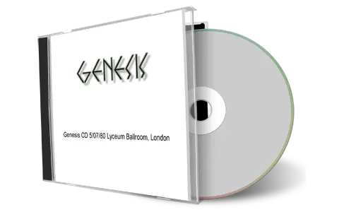 Artwork Cover of Genesis 1980-05-07 CD London Soundboard
