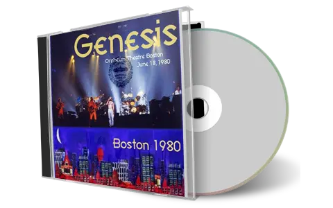 Artwork Cover of Genesis 1980-06-18 CD Boston Audience