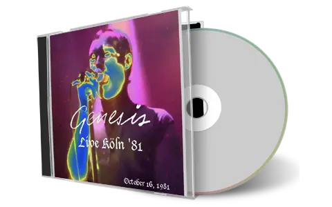 Artwork Cover of Genesis 1981-10-16 CD Cologne Audience
