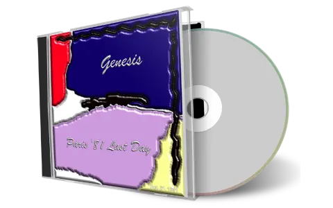 Artwork Cover of Genesis 1981-10-21 CD Paris Audience