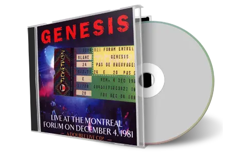 Artwork Cover of Genesis 1981-12-04 CD Montreal Audience