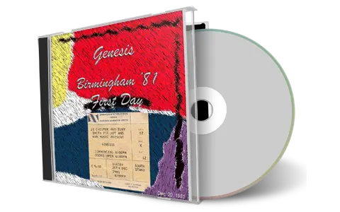 Artwork Cover of Genesis 1981-12-20 CD Birmingham Audience