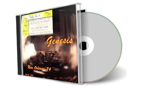 Artwork Cover of Genesis 1984-01-25 CD New Orleans Audience