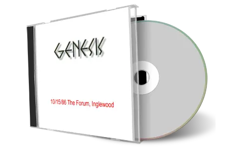 Artwork Cover of Genesis 1986-10-15 CD Los Angeles Soundboard