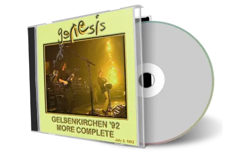 Artwork Cover of Genesis 1992-07-03 CD Gelsenkirchen Audience