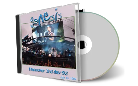 Artwork Cover of Genesis 1992-07-13 CD Hanover Audience