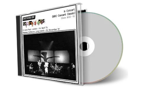 Artwork Cover of Genesis Compilation CD BBC Concert Classic 93 Soundboard