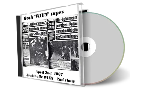 Artwork Cover of Rolling Stones 1967-04-02 CD Vienna Audience