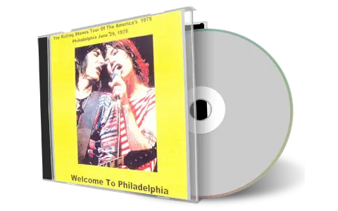 Artwork Cover of Rolling Stones 1975-06-29 CD Philadelphia Audience