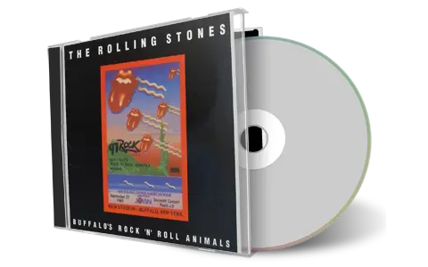 Artwork Cover of Rolling Stones 1981-09-27 CD Buffalo Soundboard