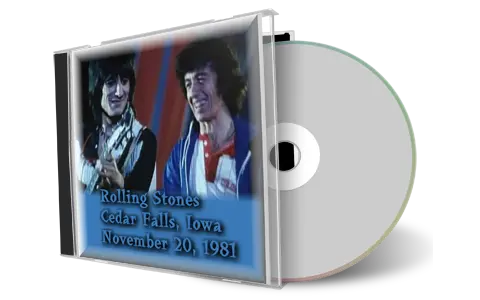 Artwork Cover of Rolling Stones 1981-11-20 CD Cedar Falls Soundboard