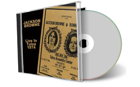Artwork Cover of Jackson Browne 1974-11-20 CD Tulsa Audience