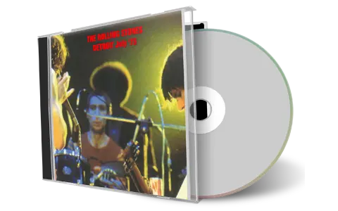 Artwork Cover of Rolling Stones 1975-07-27 CD Detroit Audience