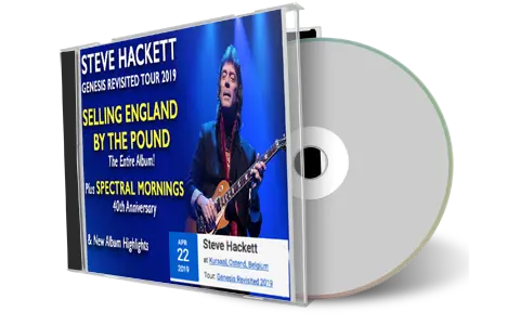 Artwork Cover of Steve Hackett 2019-04-22 CD Ostende Audience