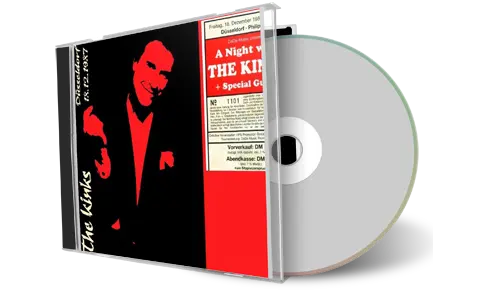 Artwork Cover of The Kinks 1987-12-18 CD Dusseldorf Audience