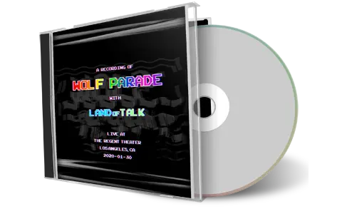 Artwork Cover of Wolf Parade 2020-01-30 CD Los Angeles Audience