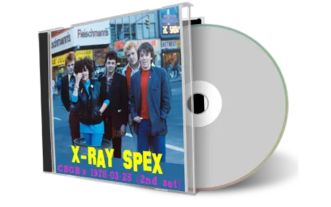Artwork Cover of X Ray Spex 1978-03-25 CD New York City Audience
