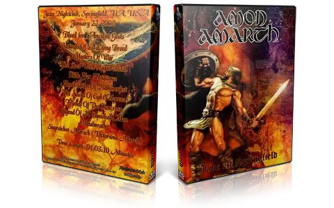 Artwork Cover of Amon Amarth 2002-01-22 DVD Springfield Audience