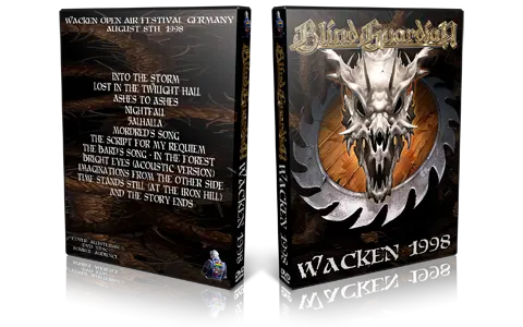 Artwork Cover of Blind Guardian 1998-08-08 DVD Wacken Audience