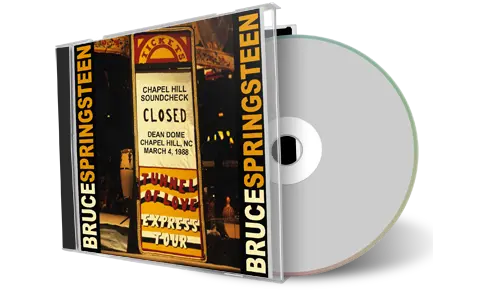 Artwork Cover of Bruce Springsteen 1988-03-04 CD Chapel Hill Soundcheck Audience