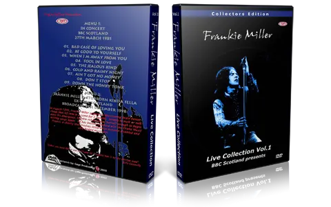 Artwork Cover of Frankie Miller Compilation DVD Live Collection Volume 1 1981 Proshot