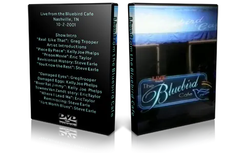 Artwork Cover of Greg Trooper Kelly Koe Phelps Eric Taylor Steve Earle 2001-10-02 DVD Nashville Proshot