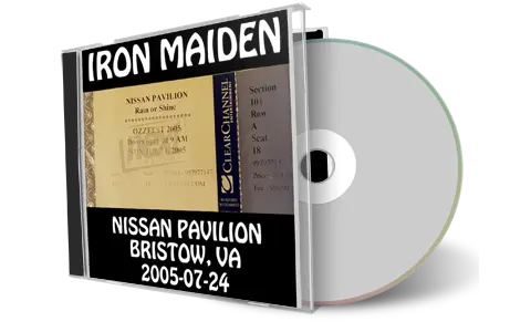 Artwork Cover of Iron Maiden 2005-07-24 CD Bristow Audience