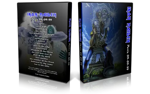 Artwork Cover of Iron Maiden 1999-09-09 DVD Paris Audience