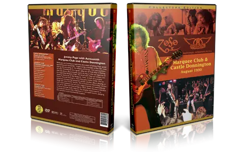Artwork Cover of Jimmy Page and Aerosmith 1990-08-20 DVD London Audience