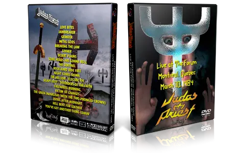 Artwork Cover of Judas Priest 1984-03-30 DVD Quebec City Audience