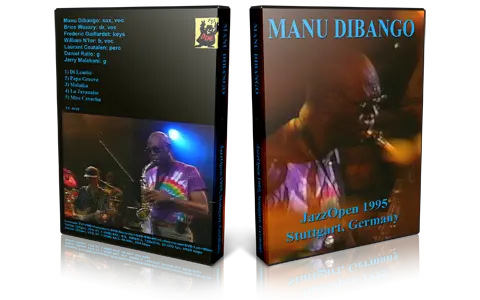 Artwork Cover of Manu Dibango Compilation DVD Stuttgart 1995 Proshot