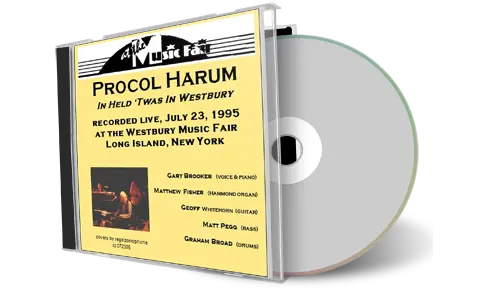 Artwork Cover of Procol Harum 1995-07-23 CD Westbury Soundboard