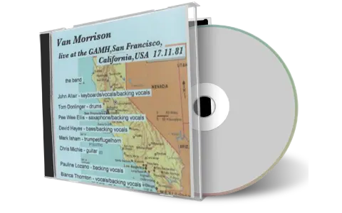 Artwork Cover of Van Morrison 1981-11-17 CD San Francisco Audience
