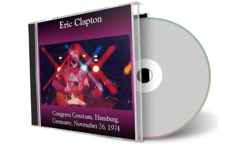 Artwork Cover of Eric Clapton 1974-11-26 CD Hamburg Audience