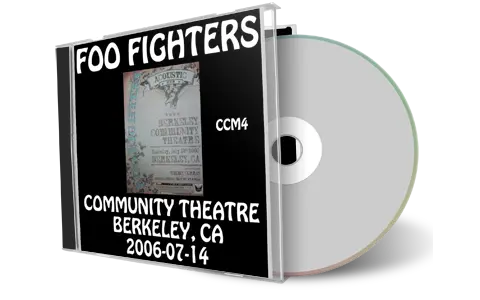 Artwork Cover of Foo Fighters 2006-07-14 CD Berkeley Audience