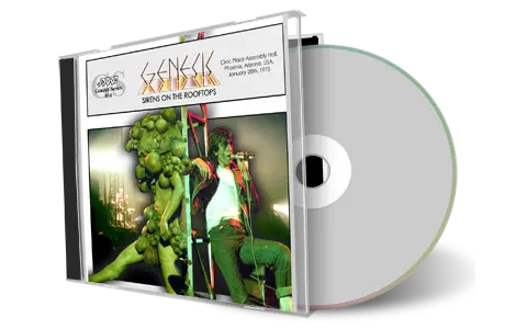 Artwork Cover of Genesis 1975-01-28 CD Phoenix Soundboard
