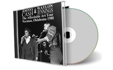 Artwork Cover of Johnny Cash and Waylon Jennings 1988-02-21 CD Norman Audience