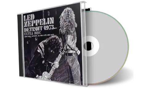 Artwork Cover of Led Zeppelin Compilation CD Detroit 1973 Audience