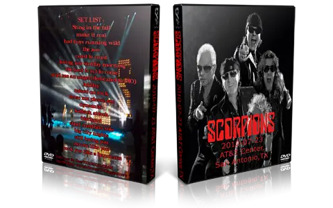 Artwork Cover of Scorpions 2010-07-23 DVD San Antonio Audience