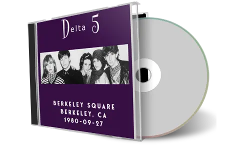 Artwork Cover of Delta 5 1980-09-27 CD Berkeley Audience