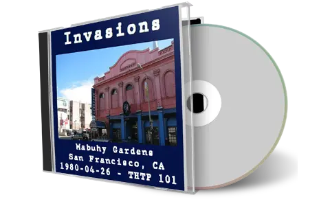 Artwork Cover of Invasions 1980-04-26 CD San Francisco Audience
