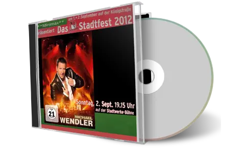 Artwork Cover of Michael Wendler 2012-09-02 CD Duisburg Audience