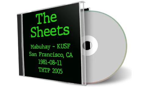 Artwork Cover of The Sheets 1981-08-11 CD San Francisco Soundboard