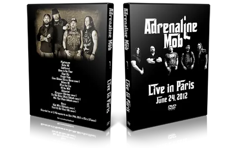 Artwork Cover of Adrenaline Mob 2012-06-24 DVD Paris Audience