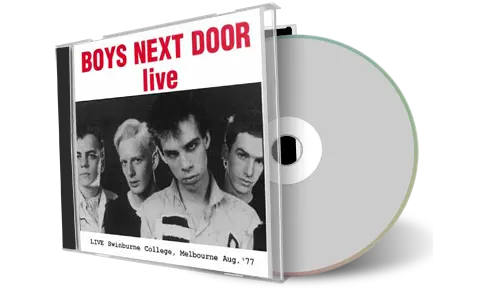 Artwork Cover of Boys Next Door 1977-08-19 CD Melbourne Soundboard