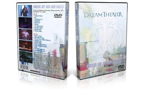 Artwork Cover of Dream Theater 2002-03-13 DVD Minneapolis Audience