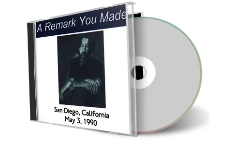 Artwork Cover of Eric Clapton 1990-05-03 CD San Diego Audience